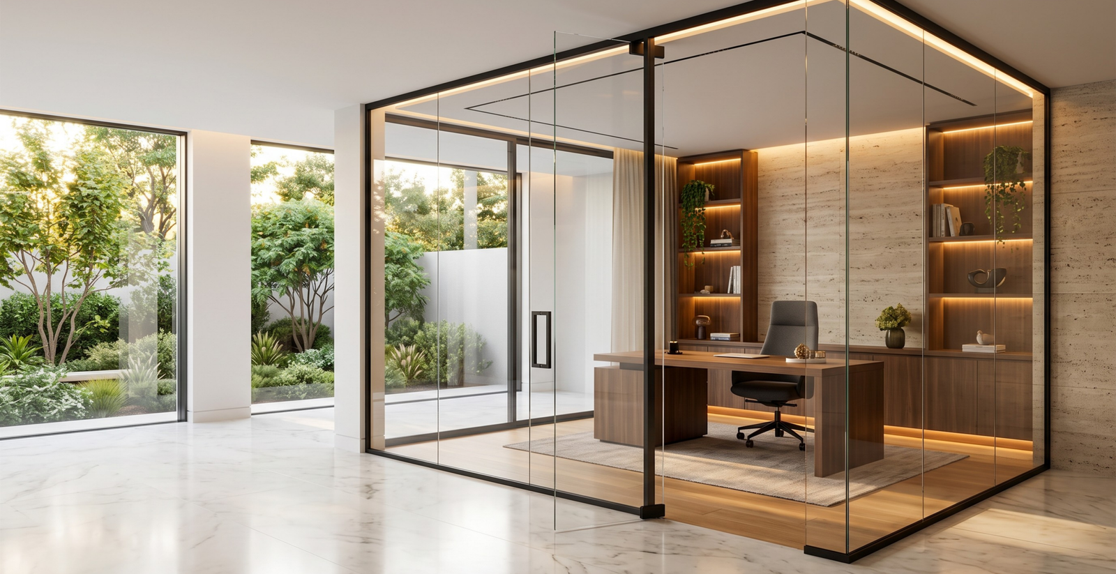 Home Office Glass Partitions