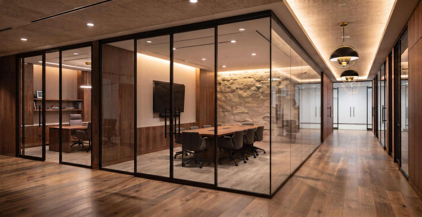 Sliding Glass Door Partition