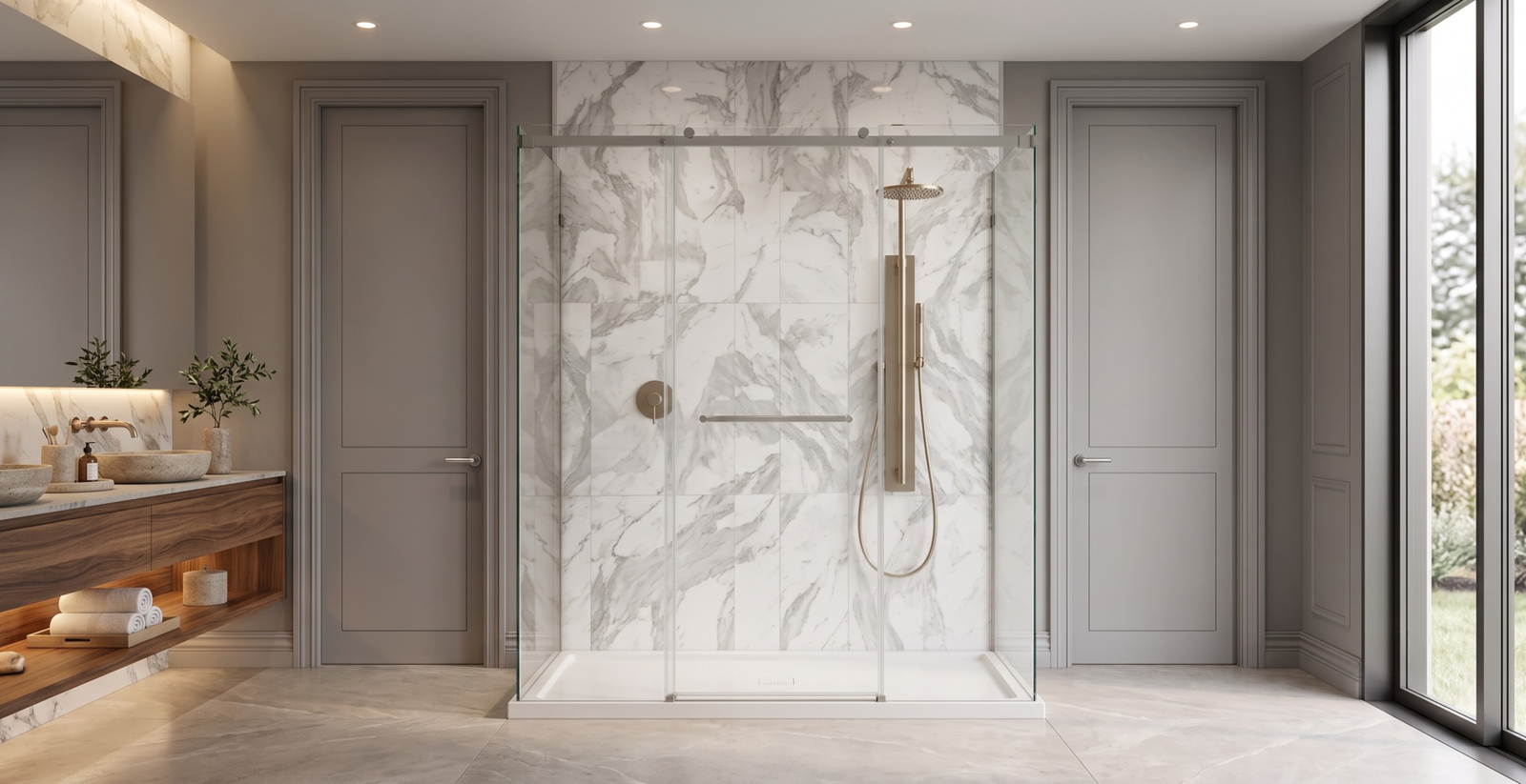 Frameless Glass Shower Enclosures